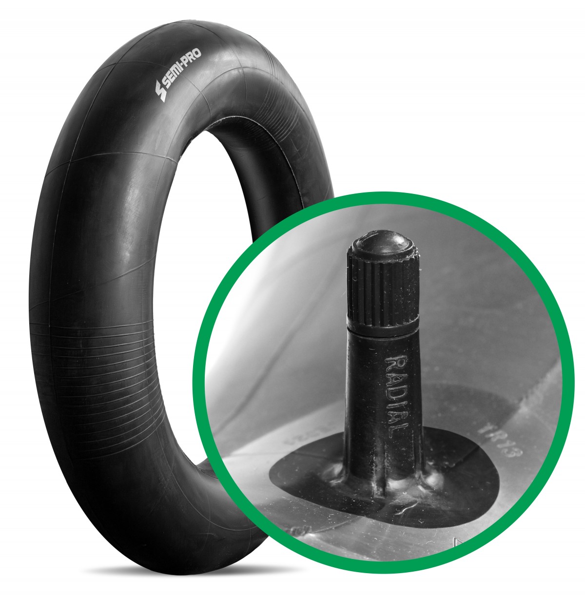 SEMI-PRO Schlauch 15 Zoll Gummiventil (135/145-15 TR13)